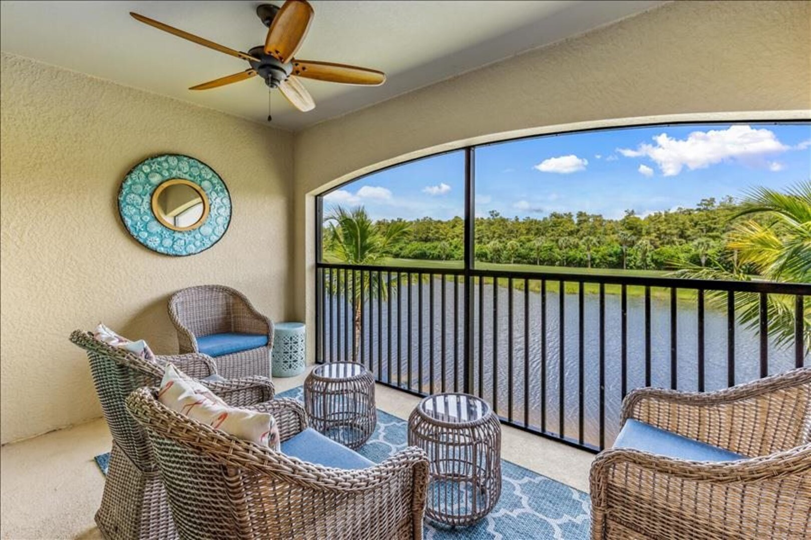 Rear Lanai Views of the Lake & Golf Course